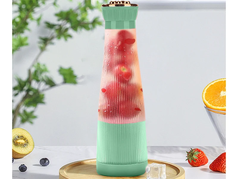 Tragbarer USB Smoothie Mixer kabellos – 400 ml Akku Mixer für Smoothies & Shakes