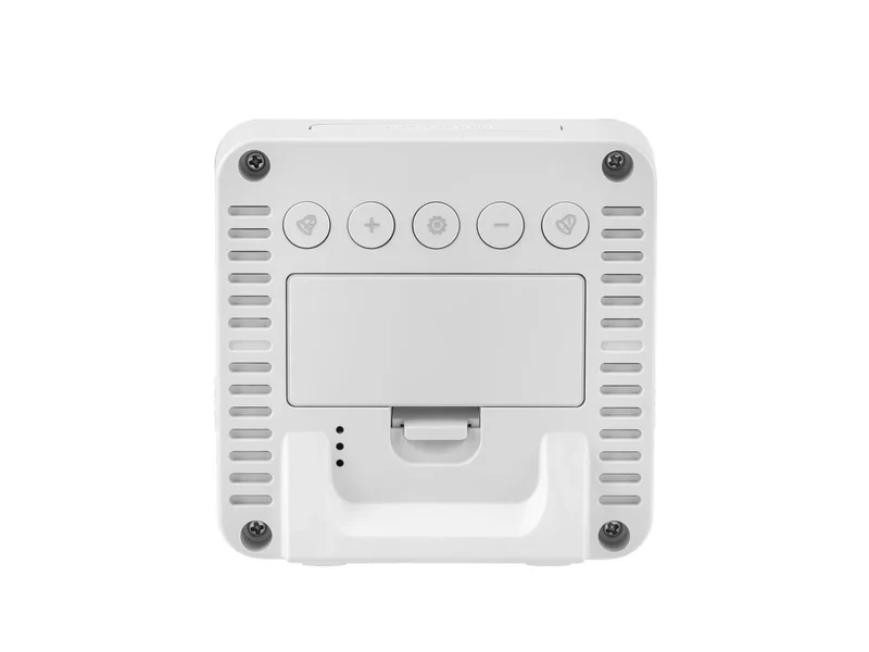 AURIOL® Digitaler Funkwecker mit LCD-Display – Automatische Zeit- & Datumeinstellung, Innentemperatur, Schlummerfunktion & Beleuchtung