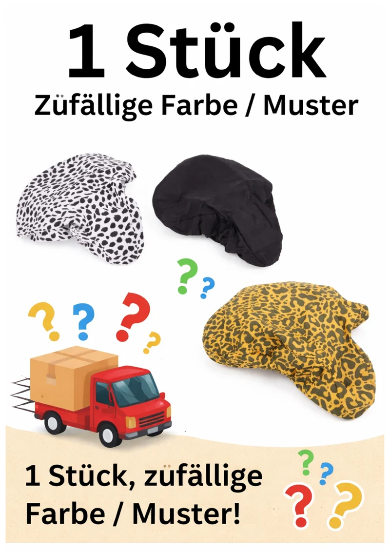 Wasserdichter Fahrrad Sattelüberzug – Universeller Regenschutz & Sattelschoner (1 Stück)