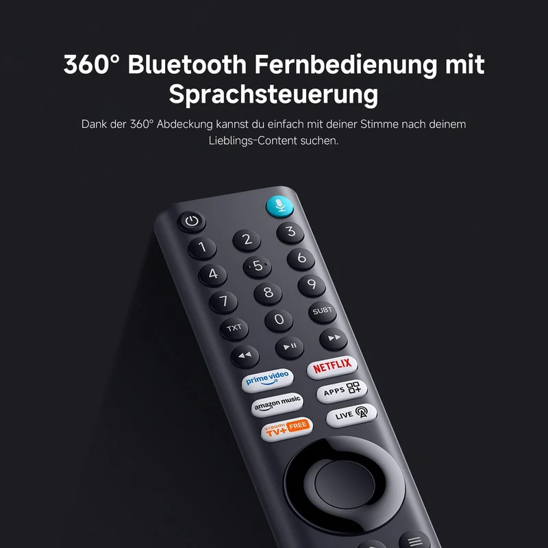 Xiaomi TV F 65 Zoll 4K UHD Smart TV mit Fire TV, HDR10, Alexa Sprachsteuerung, AirPlay, Triple Tuner und Game Boost Modus