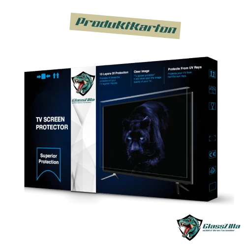 55 Zoll Fernseher Schutz / TV Bildschirmschutz / Displayschutz / TVs GlassZilla