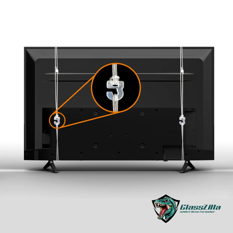 GlassZilla 65 Zoll Fernseher Schutz/TV Bildschirmschutz/Displayschutz/3mm Acryl