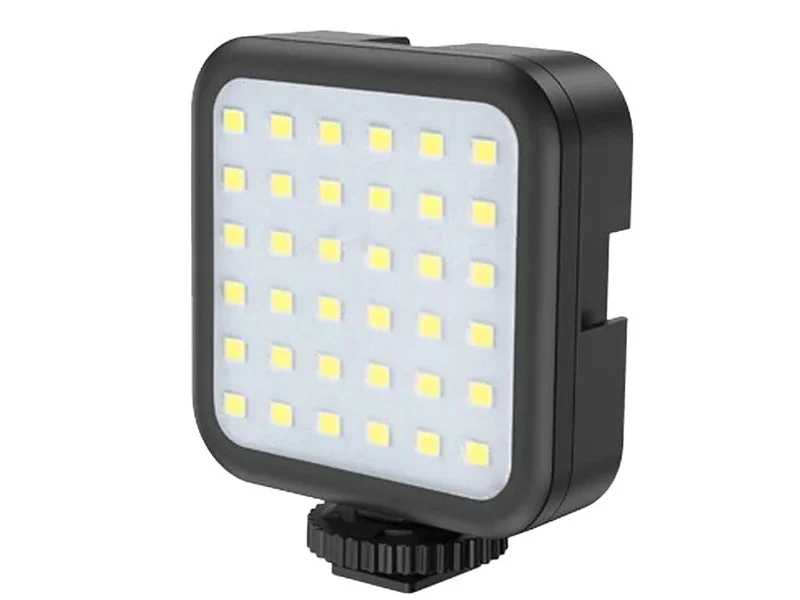 Vlogging Kit für Smartphone – Stativ mit Handyhalterung, Richtmikrofon, 49-LED-Licht und Bluetooth-Fernbedienung