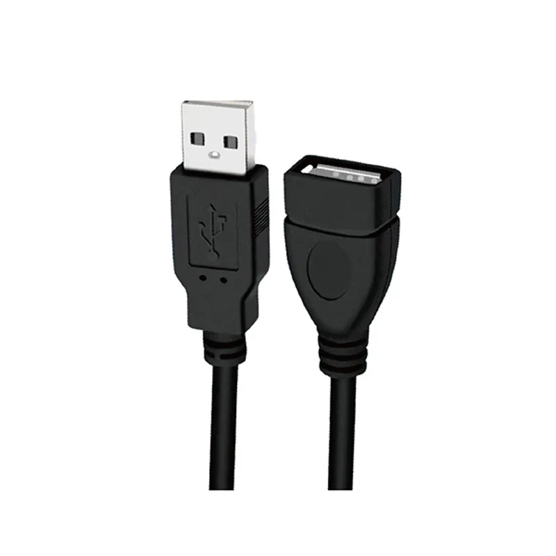 USB Verlängerungskabel 1m Datenkabel USB 2.0 AF-AM Kabel Adapter Schwarz