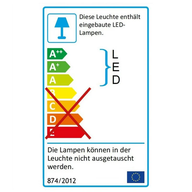 LED Lichterkette 150cm Warmweiß 8 Kugeln Ø5cm Batterie Girlande Metall