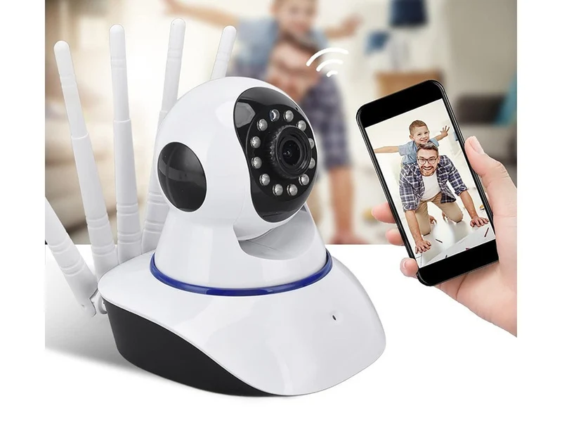 WLAN IP Kamera Innen 📷 Schwenkbar Audio Nachtsicht Bewegungssensor