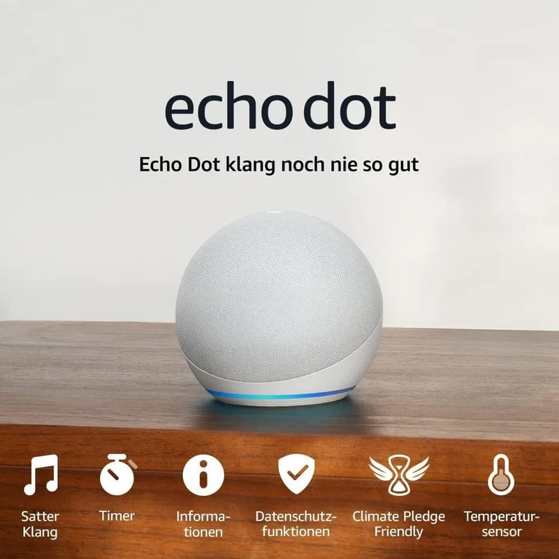 Echo Dot Neueste Gen | Alexa Smart Speaker WLAN & Bluetooth Lautsprecher