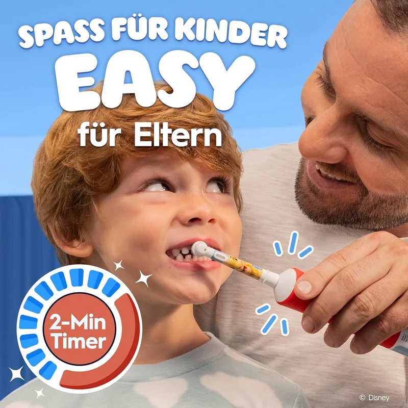 Oral-B Pro Kids Elektrische Zahnbürste König der Löwen – 2 Modi Set