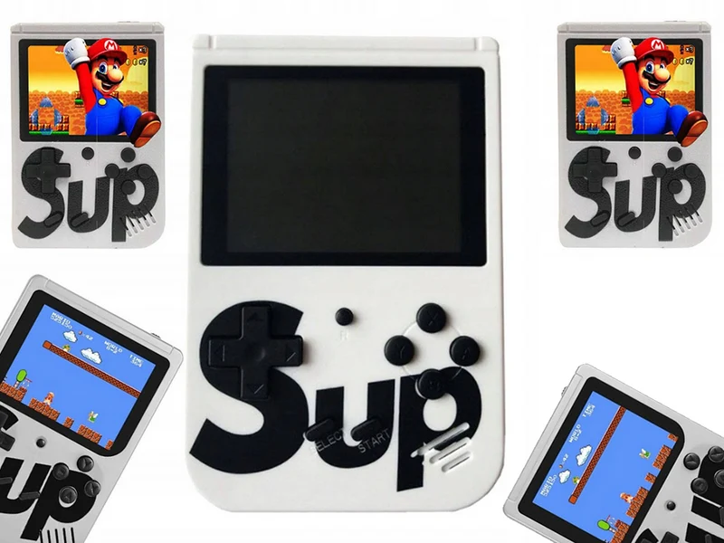 Retro Handheld Spielkonsole – Mini 3.0" LCD, 400 Klassiker Spiele, TV-Ausgang & 2-Spieler-Pad