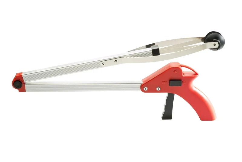 Greifzange 77cm faltbar Alu Müllgreifer Greifhilfe Müllzange Pick Up Tool