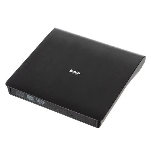 Externes USB CD DVD Laufwerk – Tragbarer Brenner & Player für PC, Laptop & Mac