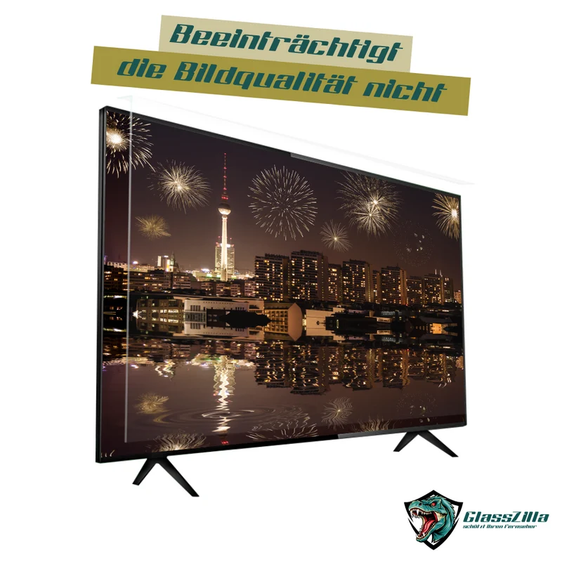 GlassZilla 65Zoll Fernseher Schutz/TV Bildschirmschutz /Displayschutz 3mm Acryl