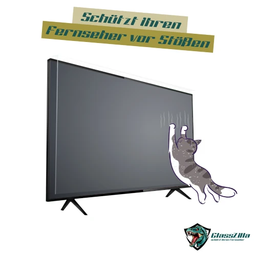 GlassZilla 65Zoll Fernseher Schutz/TV Bildschirmschutz /Displayschutz 3mm Acryl