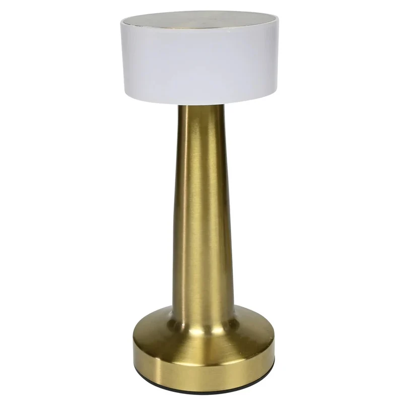 Dimmbar Akku Tischleuchte Touch Tischlampe LED Lampe USB Innen & Außen Kabellos