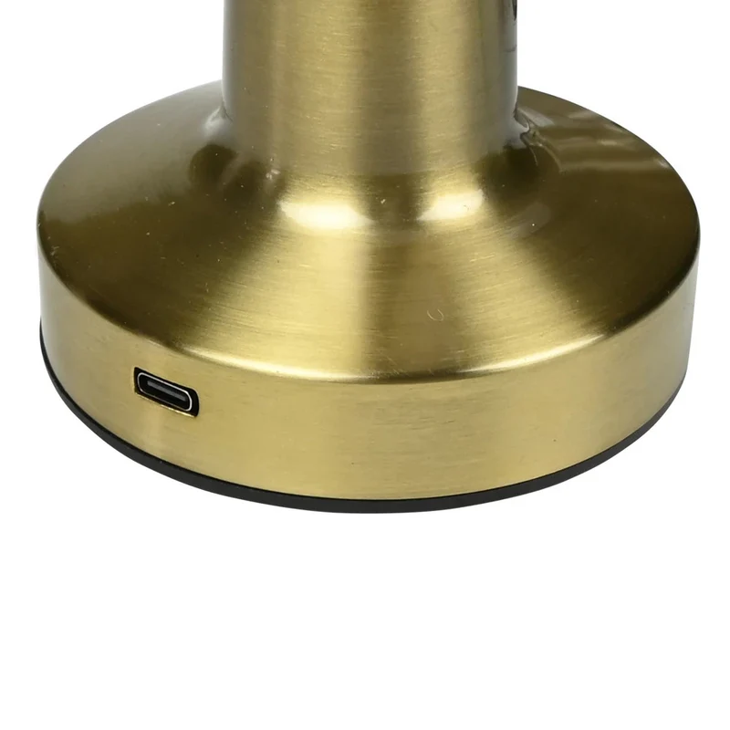 Dimmbar Akku Tischleuchte Touch Tischlampe LED Lampe USB Innen & Außen Kabellos