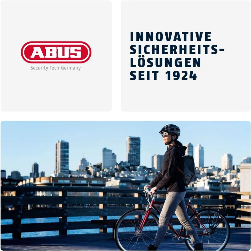 ABUS Fahrradschloss Kettenschloss aus Stahl – Sicherer Schutz für Fahrräder