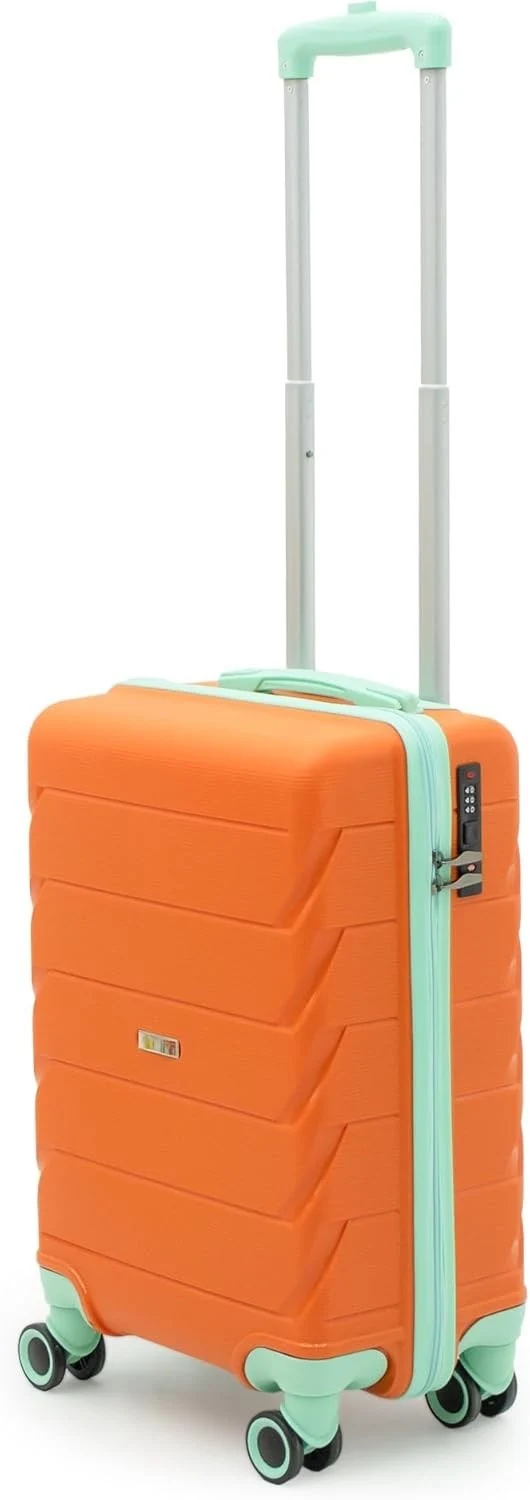 Reisekoffer Set 3tlg Cotpoly – Stoßfest, Polypropylen, Trolley mit Schloss