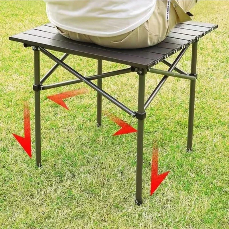 Klappbarer Campingtisch leicht stabil faltbar Gartentisch Outdoor mit Tragetasche 70 kg