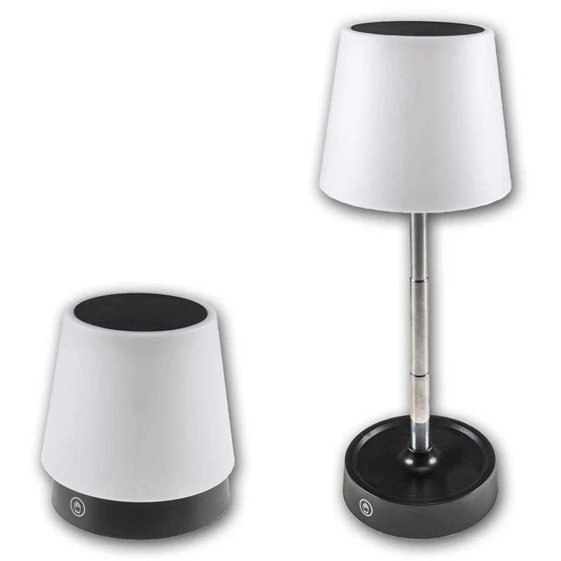 LED Tischlampe Akku dimmbar USB-C – Touch Teleskop warmweiß 120lm