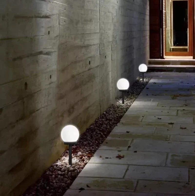 Solar Gartenleuchten Kugel 6er Set LED Außen – Dämmerungssensor IP44