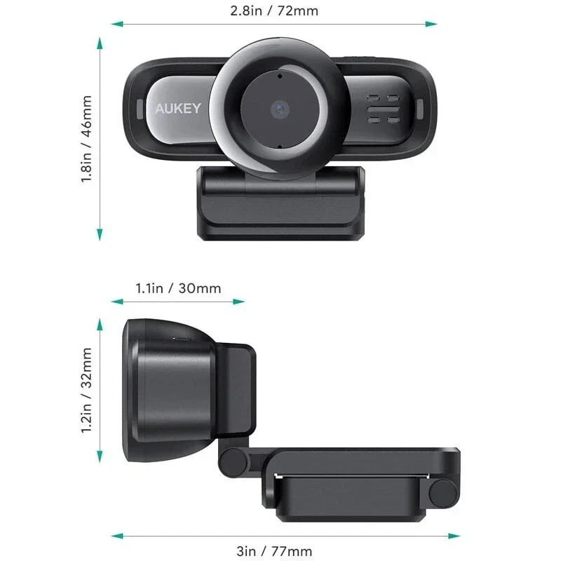 Webcam Full HD 1080p USB Autofokus PC Kamera Stereo Mikrofon Streaming Video 💻