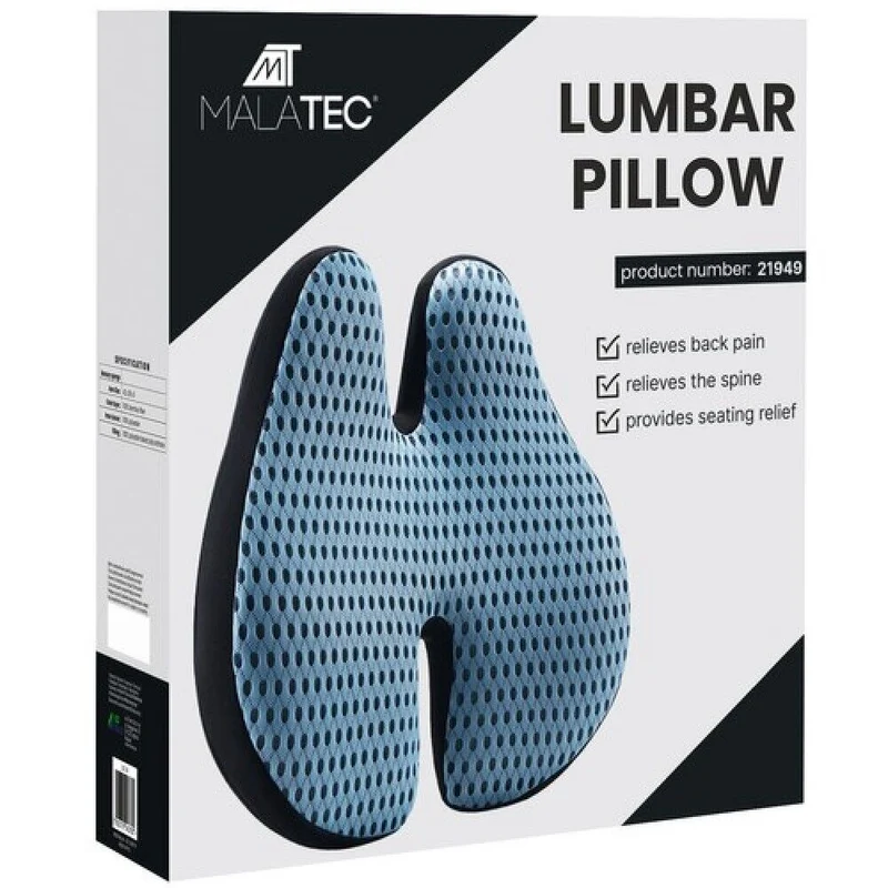 Memory Foam Lendenkissen Rückenstützkissen Lordosenstütze Bürostuhl Auto Ergonomisch - Sitzkissen