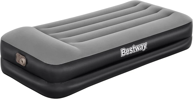 Bestway Luftbett 191x97x46 cm – Einzel Gästebett mit integrierter Pumpe