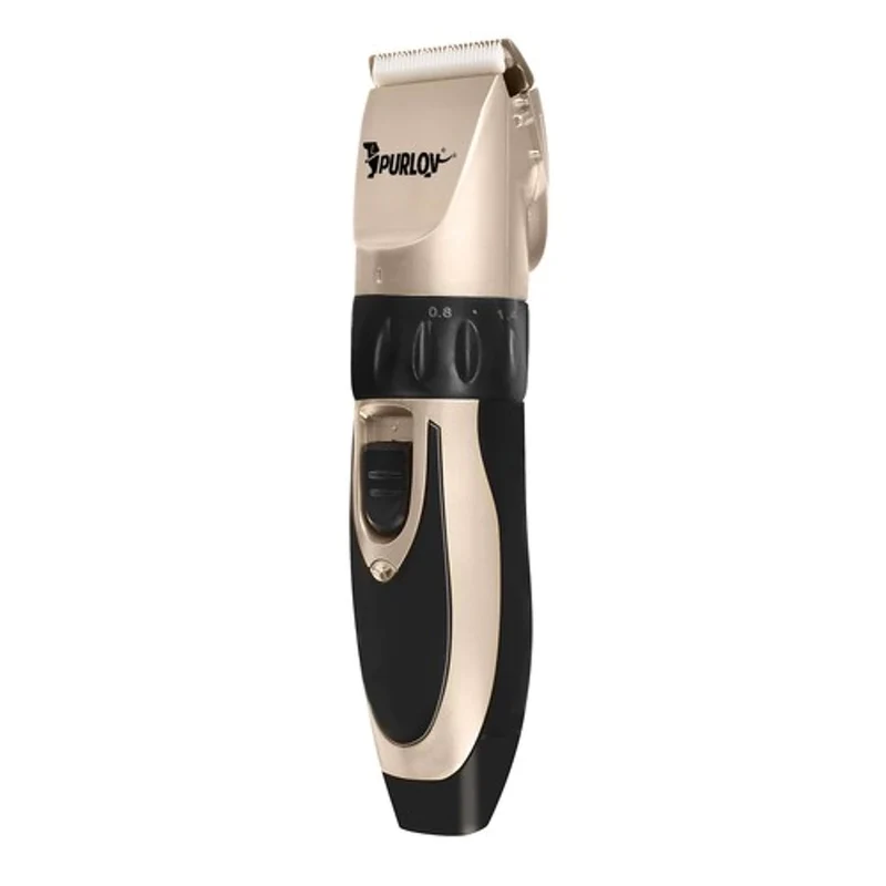 Profi Tier Schermaschine für Hunde & Katzen – Leiser Akku Trimmer mit 4 Aufsätzen 0,8–12 mm