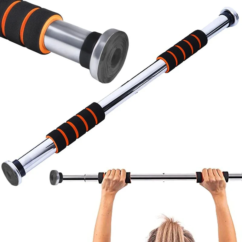 Verstellbare Klimmzugstange aus Stahl – 61,5 bis 102 cm | Rutschfest & Stabil