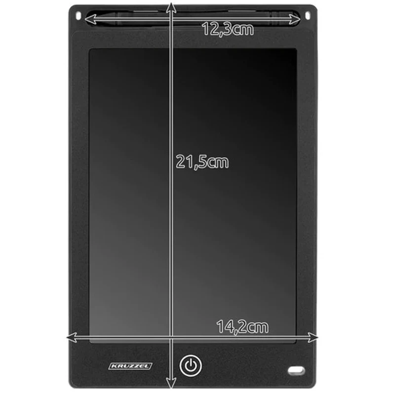 Zeichentablett 8,5" LCD Schwarz Kinder & Erwachsene mit Sperrfunktion