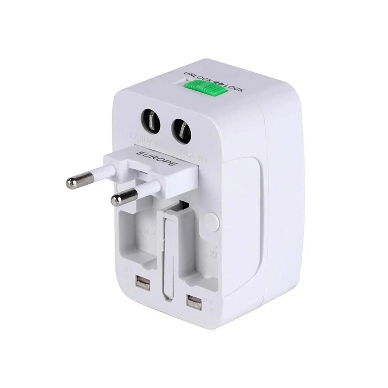 Universal Reiseadapter Weltweit – 150 Länder Netzstecker Konverter 🌍✈️🧳 🔌