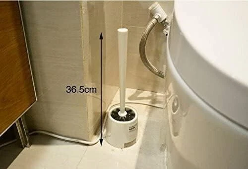 IKEA WC Bürste Toilettenbürste mit Halter Schwarz 35 cm Polypropylen