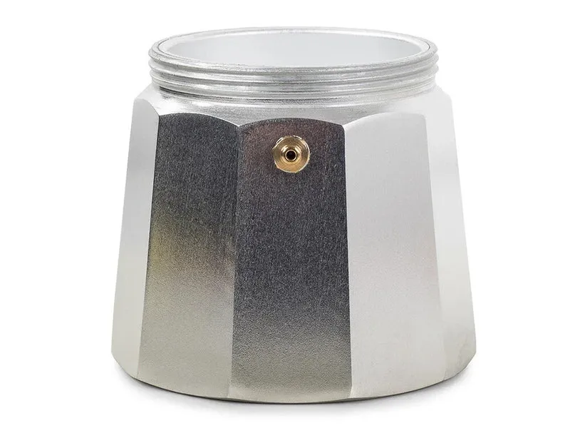 Espressokocher Aluminium 3 Tassen 150 ml – Moka Kaffeemaschine für Gas & Elektroherd schwarz oder silber
