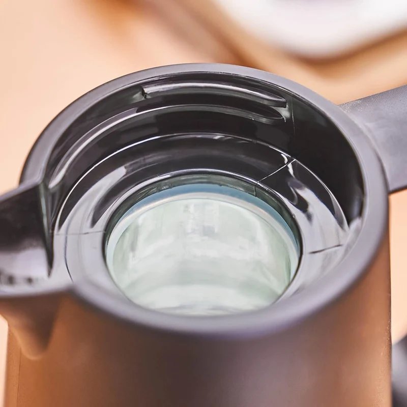 Karaca Thermoglass Lina Thermoskanne 1L – Teekanne mit Glaseinsatz 12h heiß