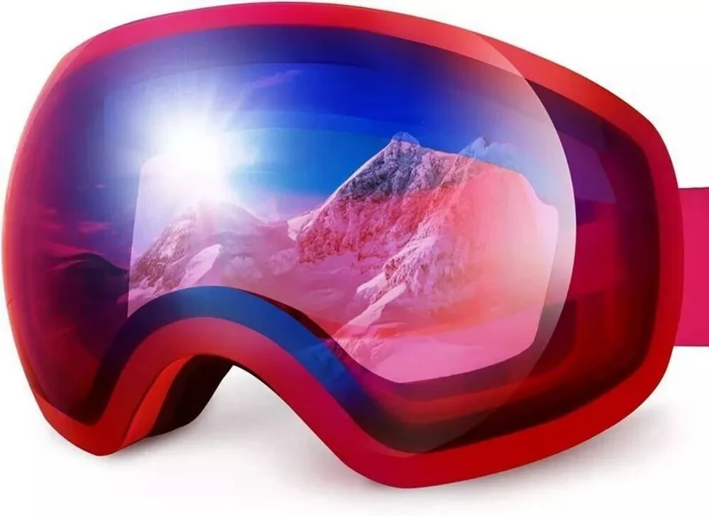 Unisex Skibrille für Damen und Herren Snowboard Brille Schneebrille UV-Schutz de