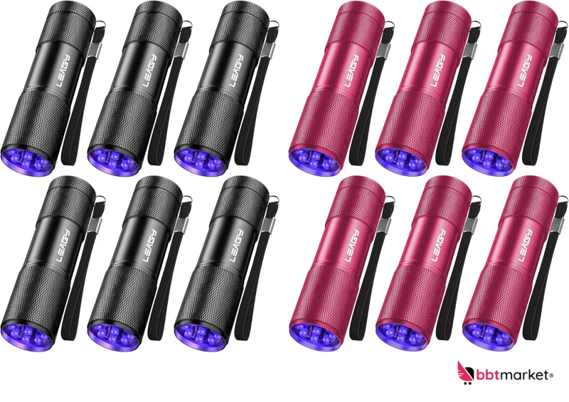 UV LED Taschenlampe Schwarzlicht Taschenlicht 395nm Handlampe Light