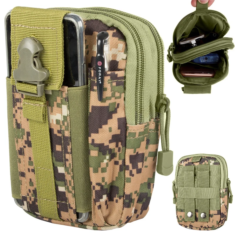 Taktische MOLLE Gürteltasche – Outdoor Hüfttasche für Smartphone & Zubehör