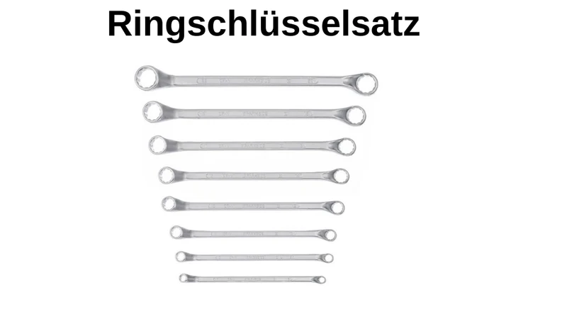 PARKSIDE Gabel- / Ring- / Gabel- Ringschlüsselsatz , 8 tilg Chrom-Vanadium-Stahl