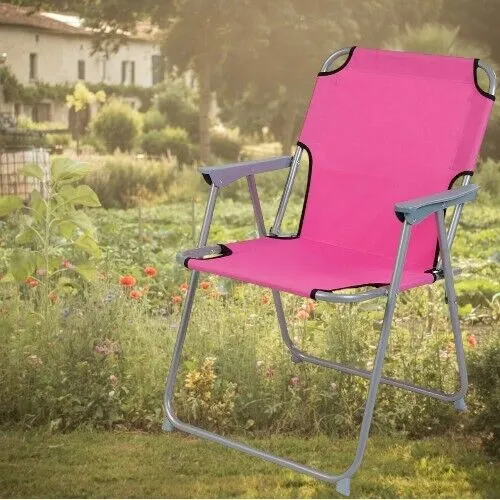 Faltbarer Klappstuhl Campingstuhl aus Oxford Stoff – Garten, Festival und Strandstuhl