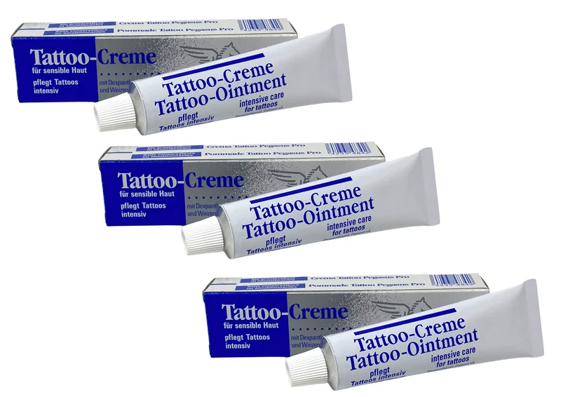 Pegasus Pro Tattoo Creme 25ml – Vegane Tattoo Pflege mit Cajeputöl & Dexpanthenol