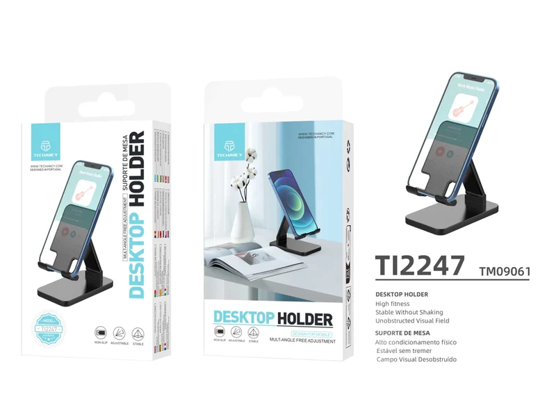 Handy Ständer Halter Faltbar Handy Halterung Tisch Tablet Halter Universal