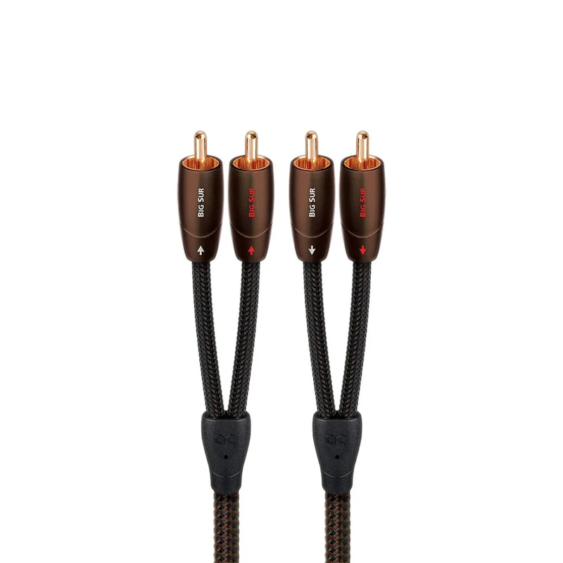 AudioQuest Big Sur Interconnect Cable - 0.6 Meter - RCA to RCA - Pair