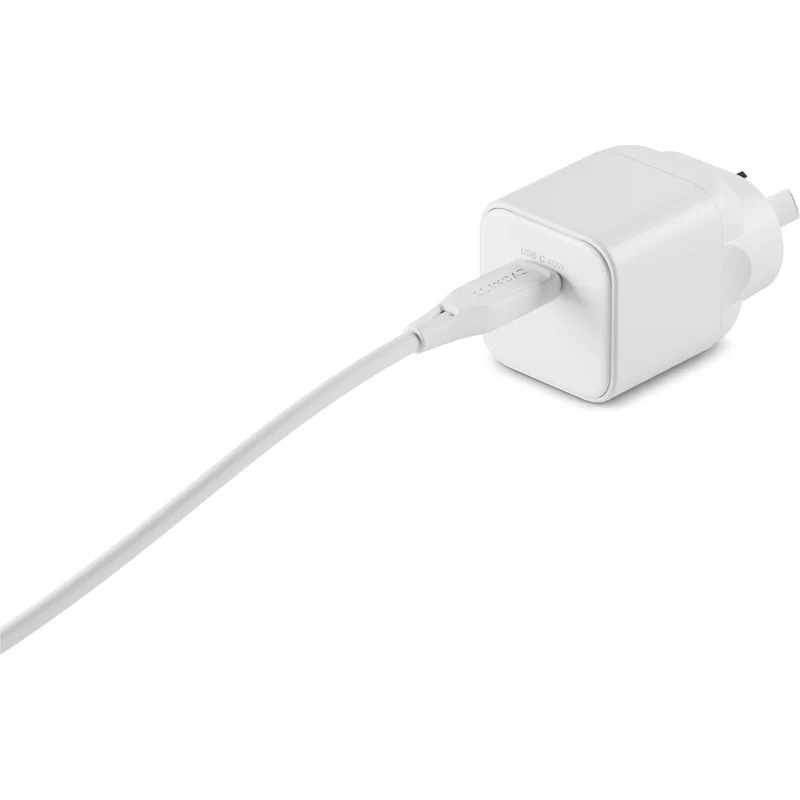 Cygnett Charge & Connect 40W Wall Charger with 1m C-C Cable (White)