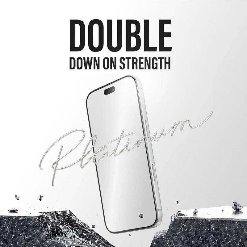 PanzerGlass Platinum Screen Protector for iPhone 18 Pro/17 Pro with FASTFIT IN-A-BOX