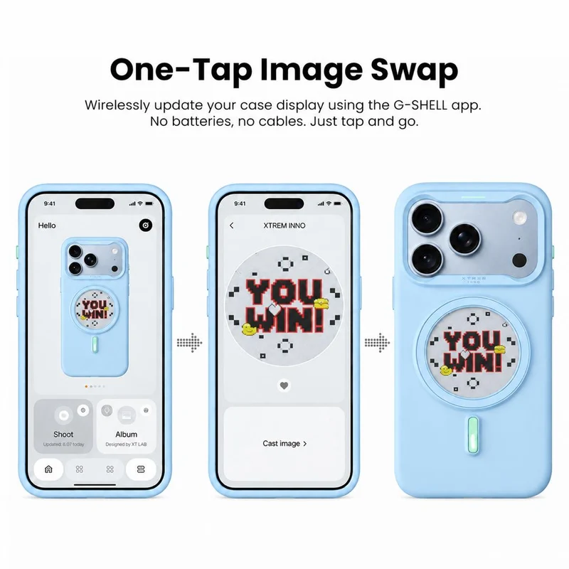 XTREM iPhone 18 Pro Max MagSafe Customisable Case (Mist Blue)