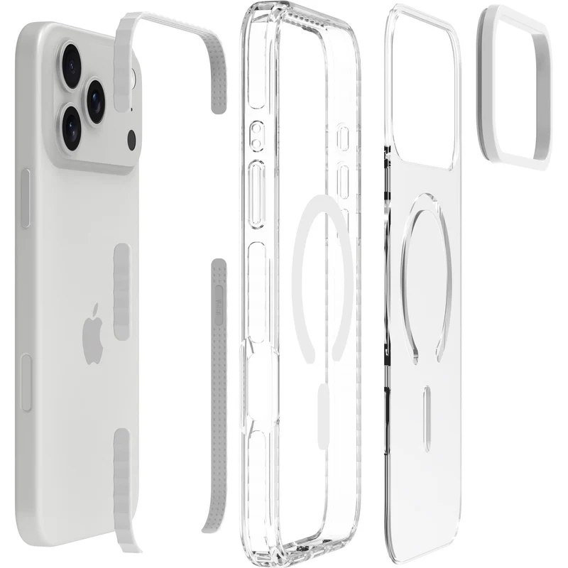 Cygnett Charge and Connect MagSafe Case for iPhone 18 Pro Max/17 Pro Max (White)