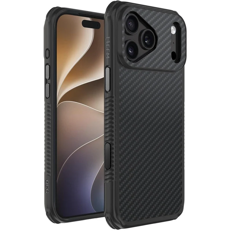 EFM Cayman Case with D3O Zero for iPhone 18 Pro (Black)