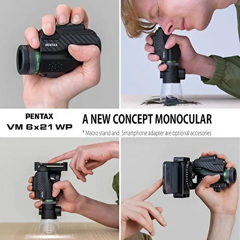 Pentax VM 6x21 WP Monocular - 21mm | 6x | Low (-> 10x)
