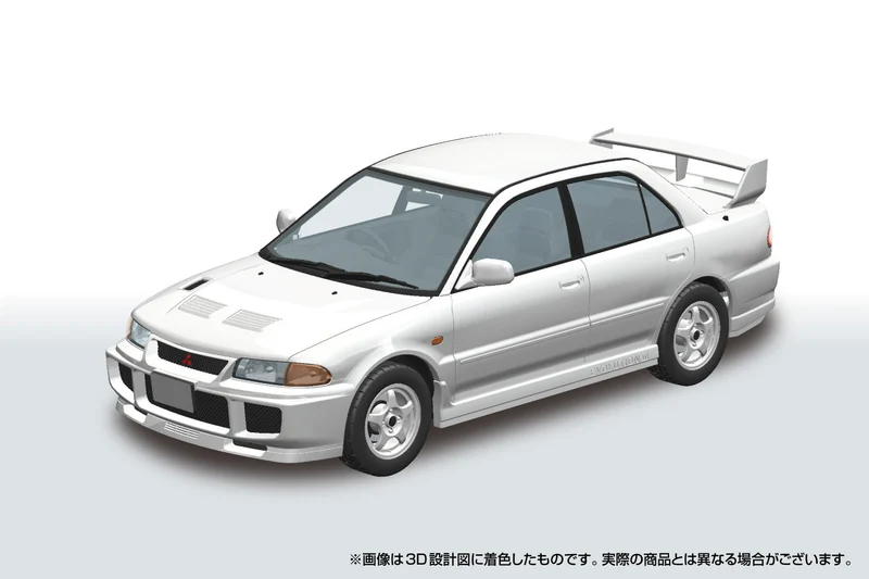 Aoshima 1/24 SNAP CE9A Lancer GSR Evolution III 1995 (Scotia White)