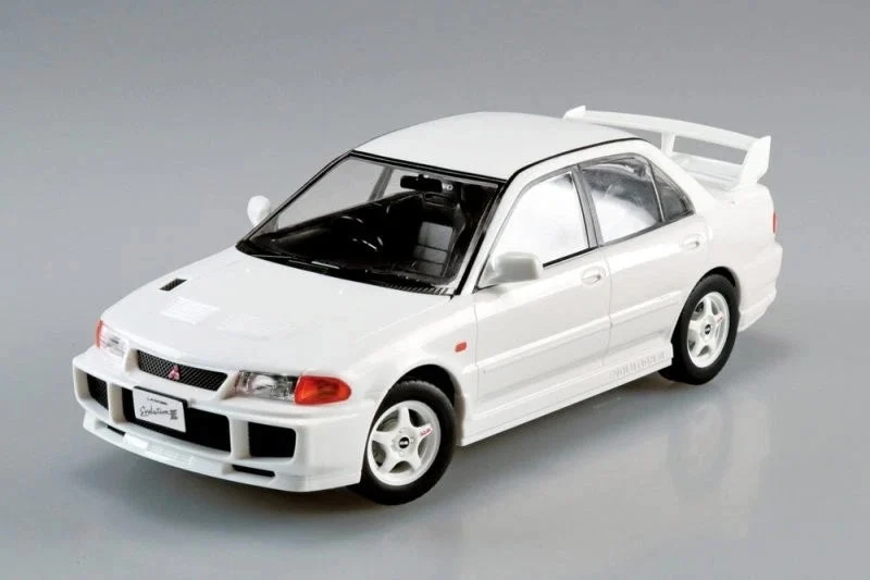 Aoshima 1/24 SNAP CE9A Lancer GSR Evolution III 1995 (Scotia White)
